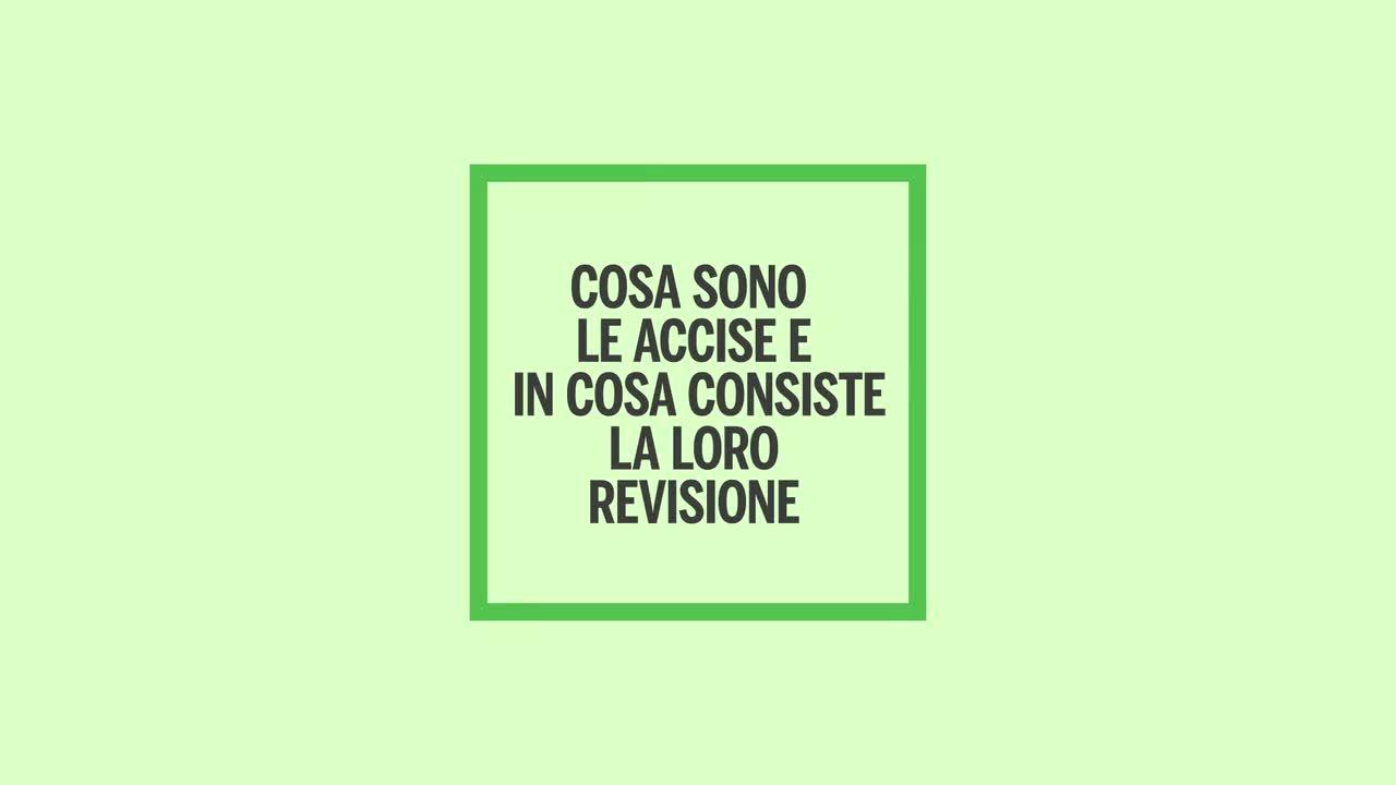 Cosa sono le accise e in che cosa consiste la loro revisione - VIDEO ...